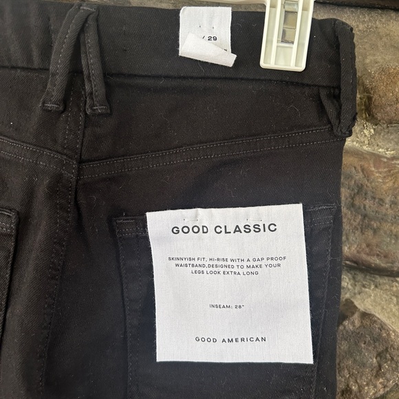 NWT Good American Good Classic Asymmetric Waist Jeans - Picture 3 of 5